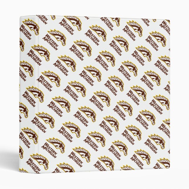 Western Michigan | Broncos 3 Ring Binder (Front/Spine)