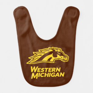 Western Michigan   Broncos Baby Bib