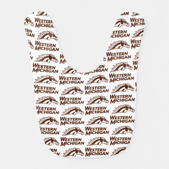 Western Michigan Broncos Baby Bib (Front)