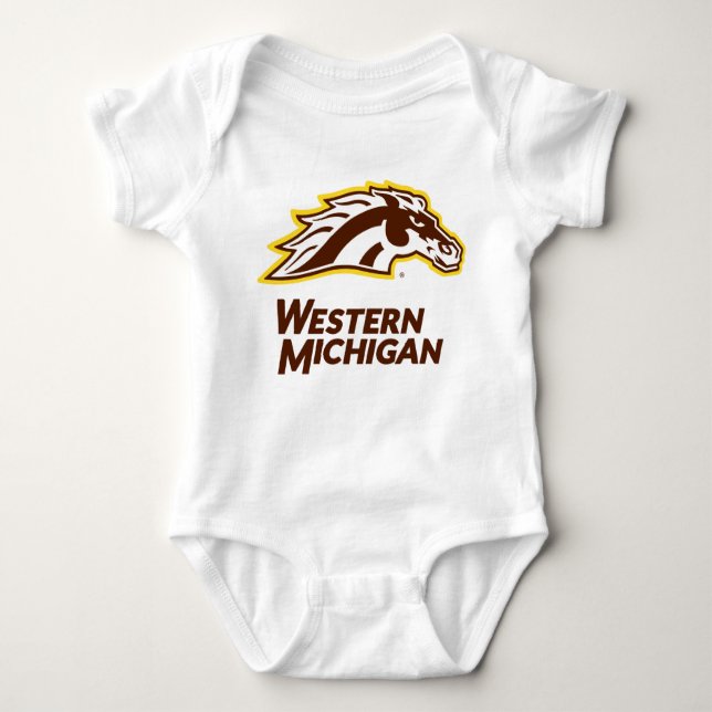 Western Michigan | Broncos Baby Bodysuit (Front)