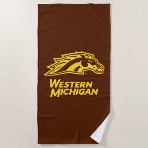 Western Michigan Broncos Beach Towel