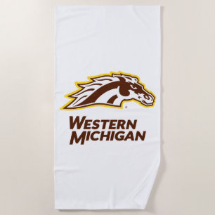 Western Michigan Broncos Beach Towel