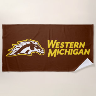 Western Michigan Broncos Beach Towel