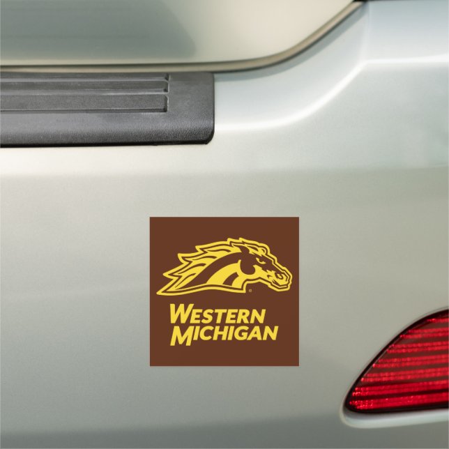 Western Michigan | Broncos Car Magnet (In Situ)
