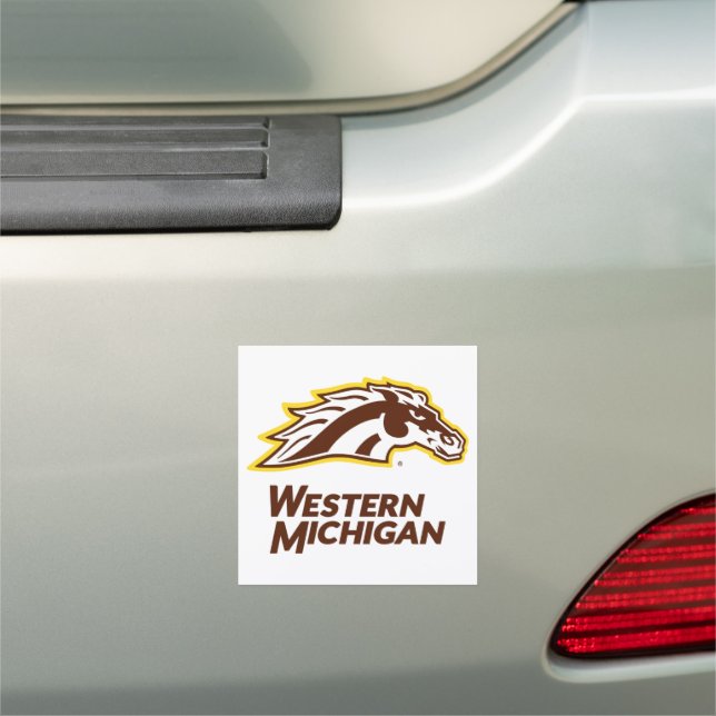 Western Michigan | Broncos Car Magnet (In Situ)