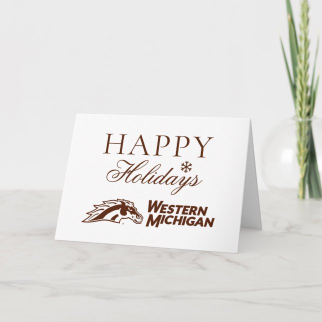 Western Michigan Broncos Card (Front)
