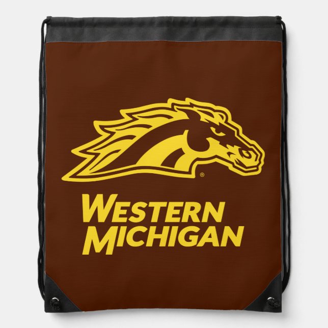 Western Michigan | Broncos Drawstring Bag (Front)
