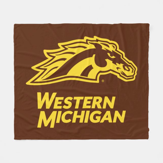 Western Michigan | Broncos Fleece Blanket (Front (Horizontal))