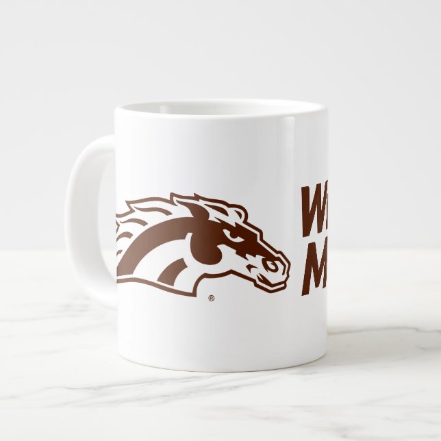 Western Michigan Broncos Giant Coffee Mug (Front Left)