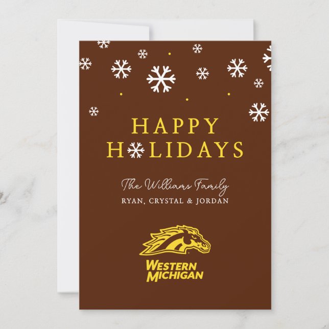 Western Michigan | Broncos Holiday Card (Front)