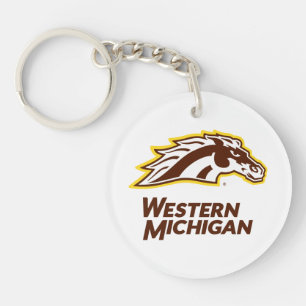 Western Michigan   Broncos Keychain
