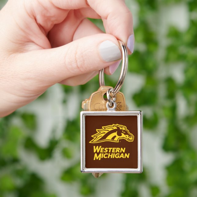 Western Michigan | Broncos Keychain (Hand)