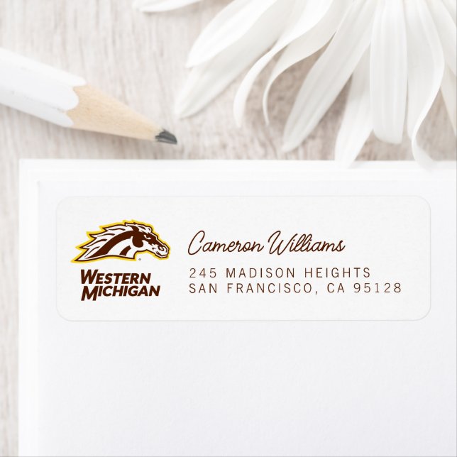 Western Michigan | Broncos Label (Insitu)