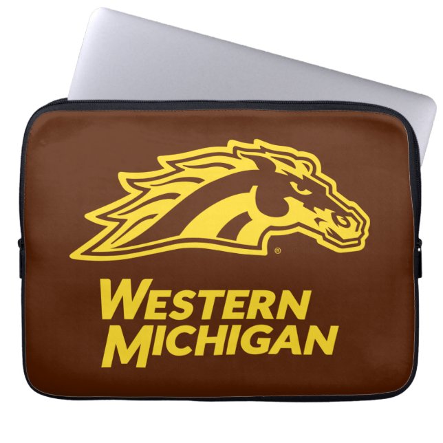 Western Michigan | Broncos Laptop Sleeve (Front)