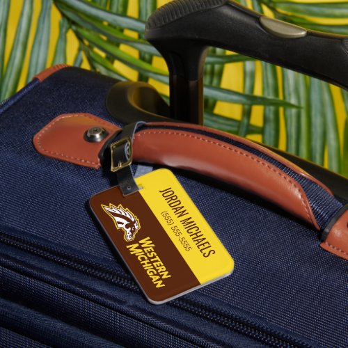 Western Michigan Broncos Luggage Tag