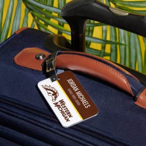 Western Michigan Broncos Luggage Tag