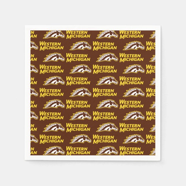 Western Michigan Broncos Napkins (Front)