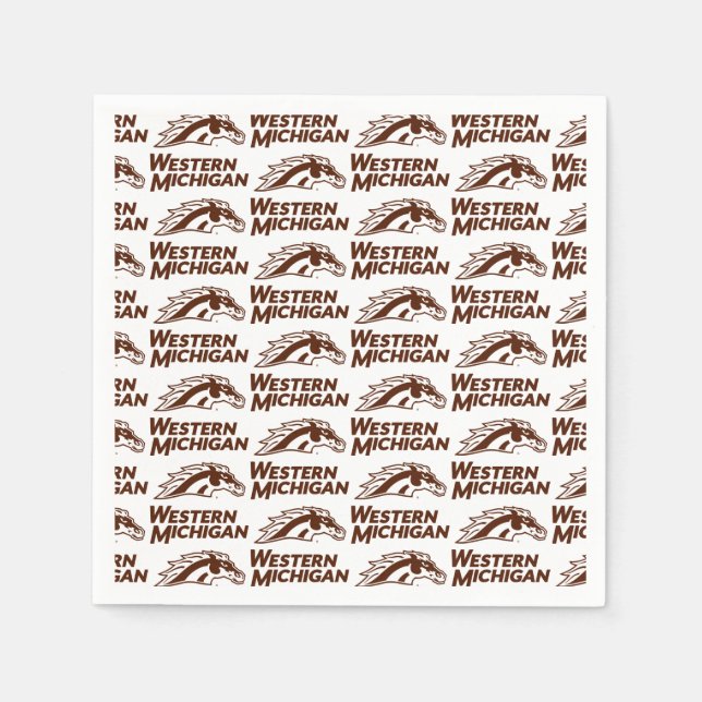Western Michigan Broncos Napkins (Front)