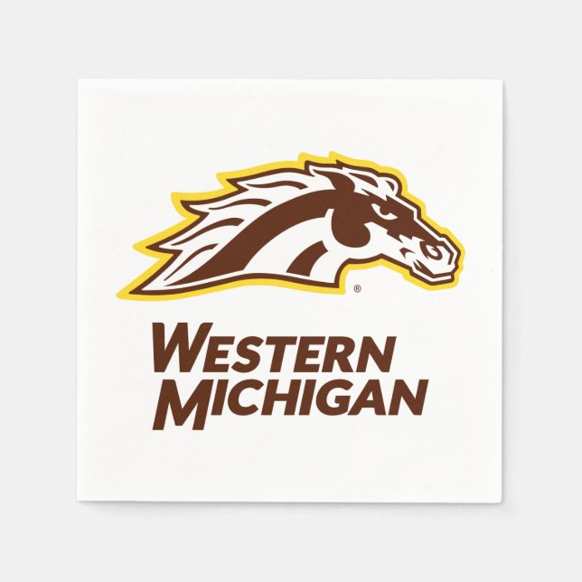 Western Michigan | Broncos Napkins (Front)
