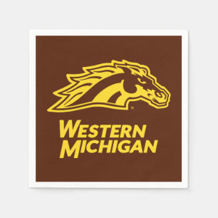 Western Michigan   Broncos Napkins