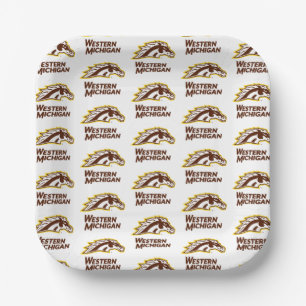 Western Michigan   Broncos Paper Plates
