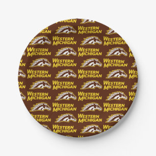 Western Michigan Broncos Paper Plates
