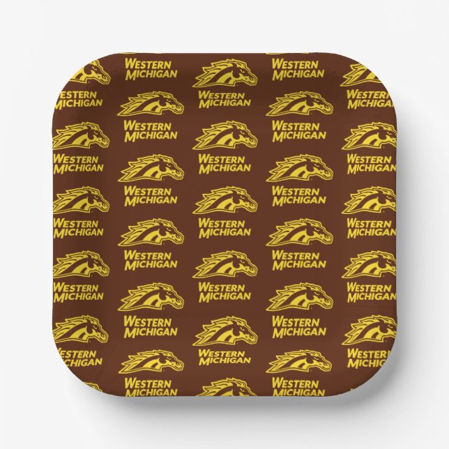 Western Michigan | Broncos Paper Plates (Front)