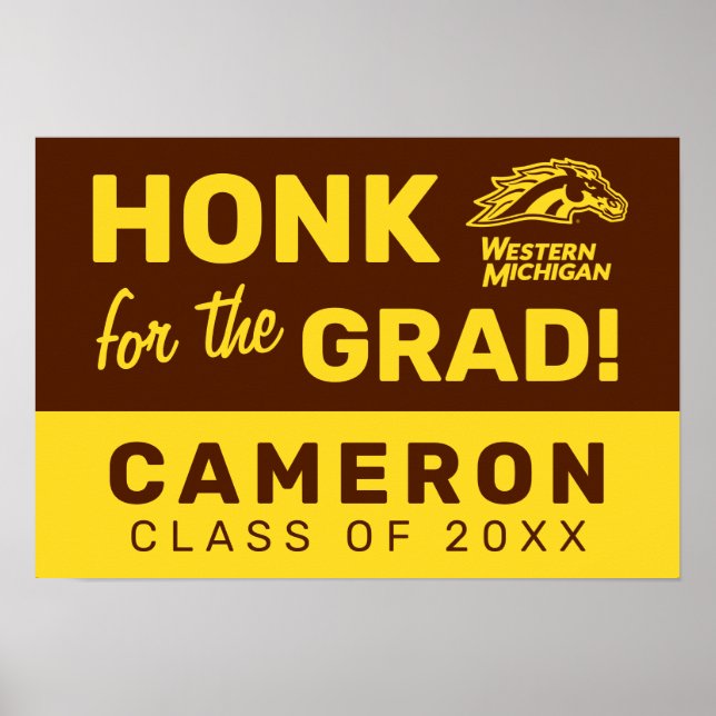 Western Michigan | Broncos Poster (Front)