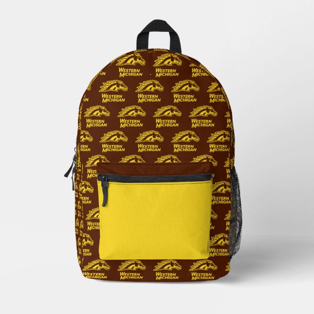 Western Michigan | Broncos Printed Backpack (Front)