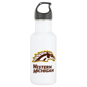 Western Michigan   Broncos Stainless Steel Water Bottle