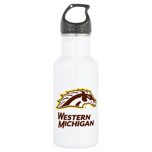 Western Michigan | Broncos Stainless Steel Water Bottle (Front)