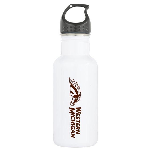 Western Michigan Broncos Stainless Steel Water Bottle (Front)