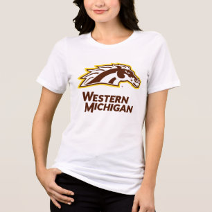Western Michigan Broncos Tri-Blend Shirt