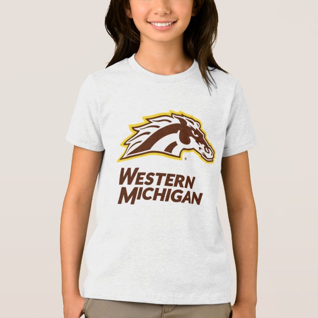 Western Michigan | Broncos Tri-Blend Shirt (Front)