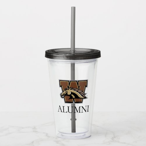 Western Michigan University Alumni Acrylic Tumbler