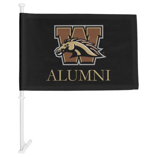 Western Michigan University Alumni Car Flag