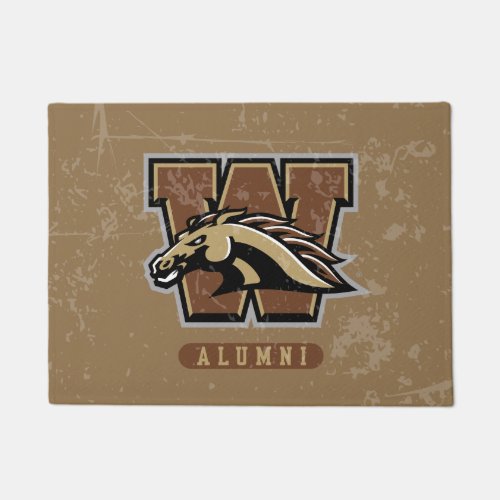 Western Michigan University Alumni Distressed Doormat