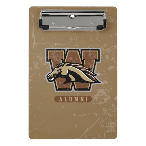 Western Michigan University Alumni Distressed Mini Clipboard