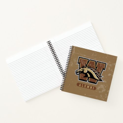 Western Michigan University Alumni Distressed Notebook