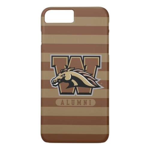 Western Michigan University Alumni Stripes iPhone 8 Plus7 Plus Case