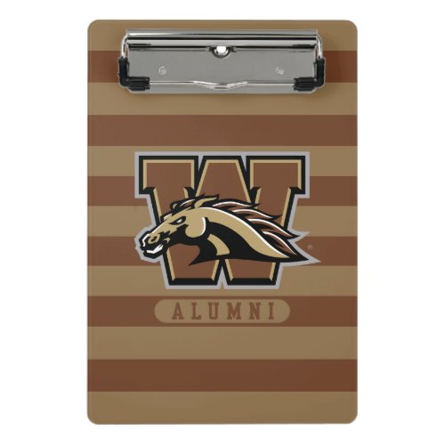 Western Michigan University Alumni Stripes Mini Clipboard