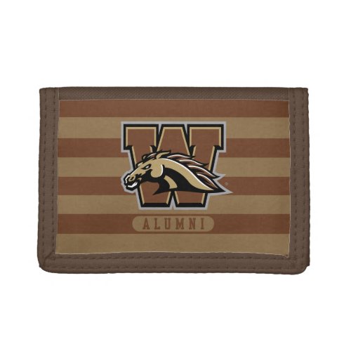 Western Michigan University Alumni Stripes Trifold Wallet