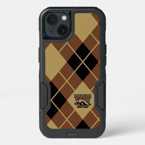 Western Michigan University Argyle Pattern iPhone 13 Case