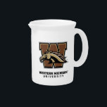 Western Michigan University Athletic Mark Beverage Pitcher<br><div class="desc">Check out these new Western Michigan University designs! Show off your WMU Bronco pride with these new Western Michigan products. These make perfect gifts for the Broncos student, alumni, family, friend or fan in your life. All of these Zazzle products are customizable with your name, class year, or club. Go...</div>