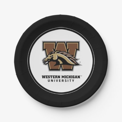 Western Michigan University Athletic Mark Paper Plates