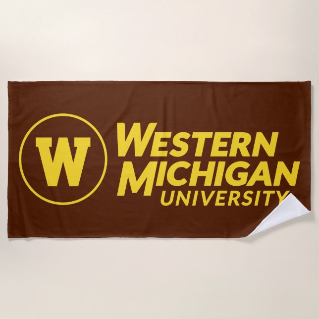 Western Michigan University Beach Towel (Front)