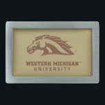 Western Michigan University Bronco Belt Buckle<br><div class="desc">Check out these new Western Michigan University designs! Show off your WMU Bronco pride with these new Western Michigan products. These make perfect gifts for the Broncos student, alumni, family, friend or fan in your life. All of these Zazzle products are customizable with your name, class year, or club. Go...</div>