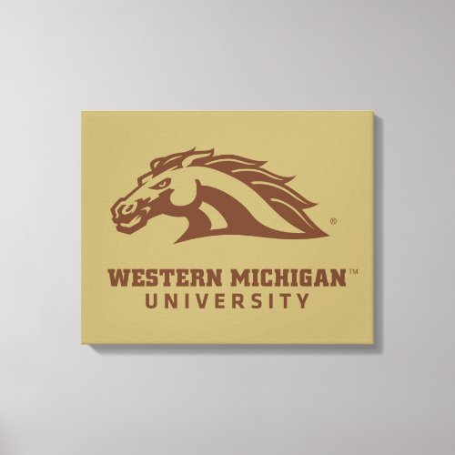 Western Michigan University Bronco Canvas Print