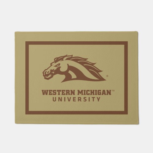 Western Michigan University Bronco Doormat