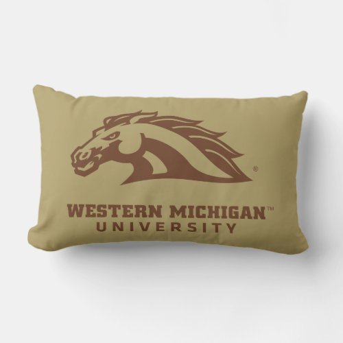 Western Michigan University Bronco Lumbar Pillow